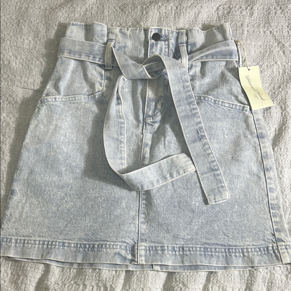 Universal Thread Light Blue Denim Skirt size 0